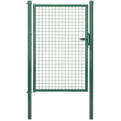 Wellengitter-Einzeltor 1000 x 1500 mm RAL 6005 moosgrün