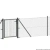 Wellengitter-Einzeltor 1000 x 1000 mm RAL 7016 anthrazit