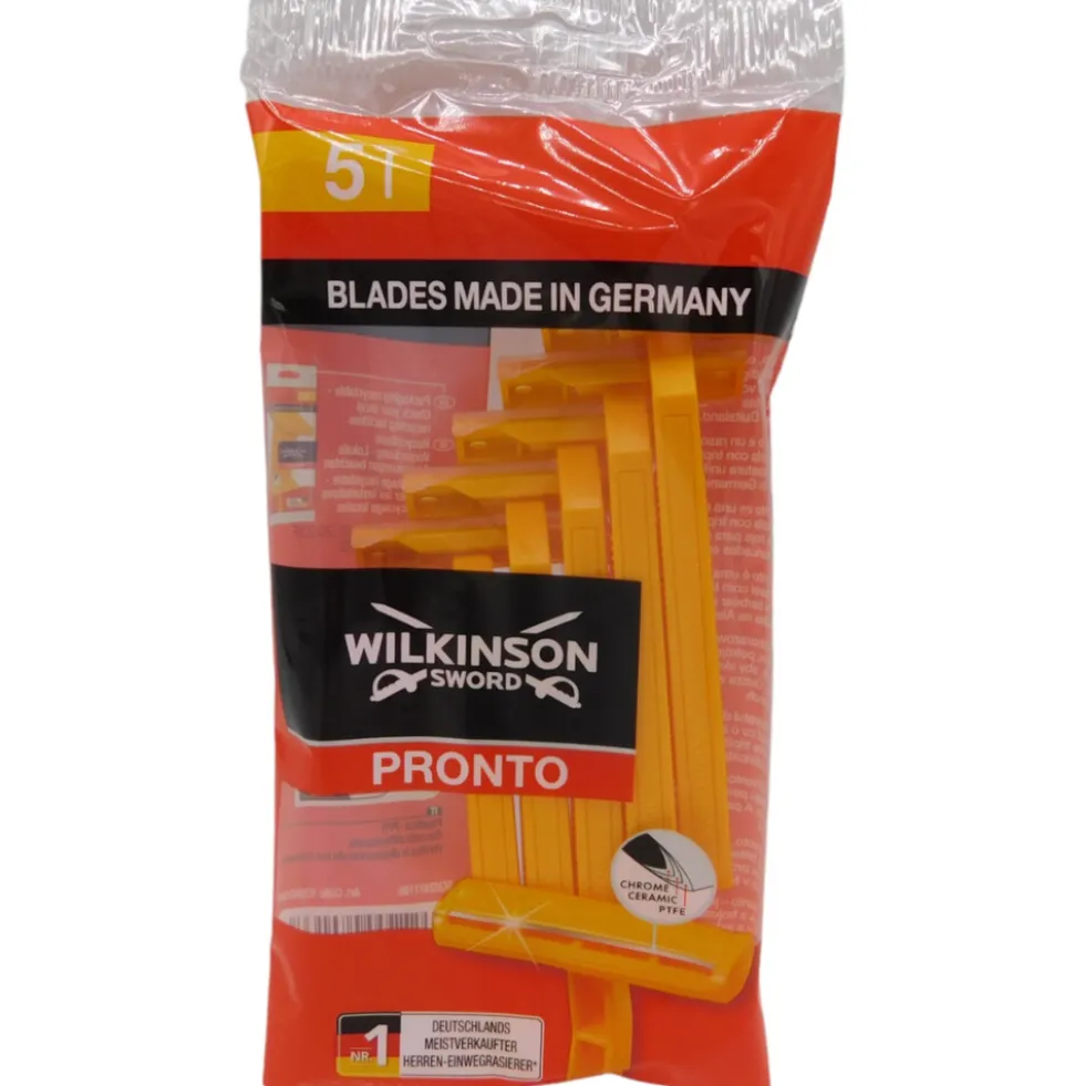 Wilkinson Sword Pronto Einwegrasierer mit Chrombeschichtung 5 Stück