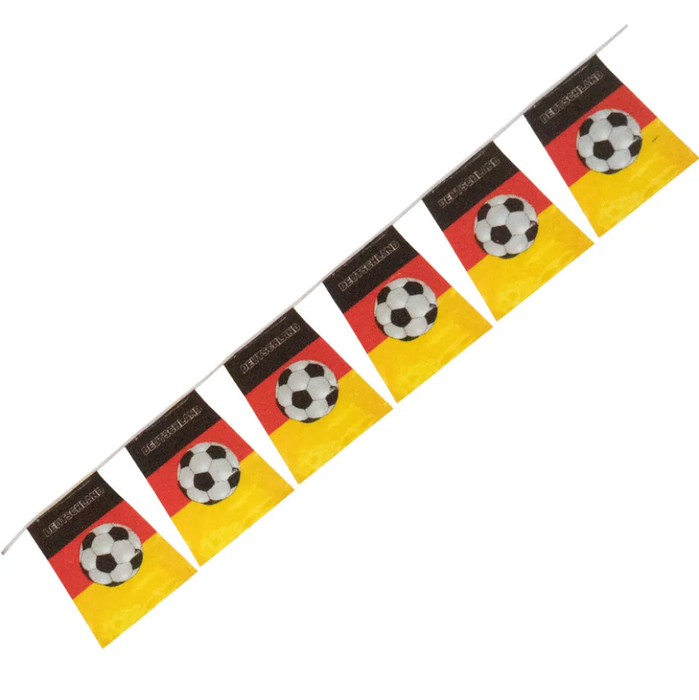 Wimpelkette 10 m mit 25 Deutschlandflaggen