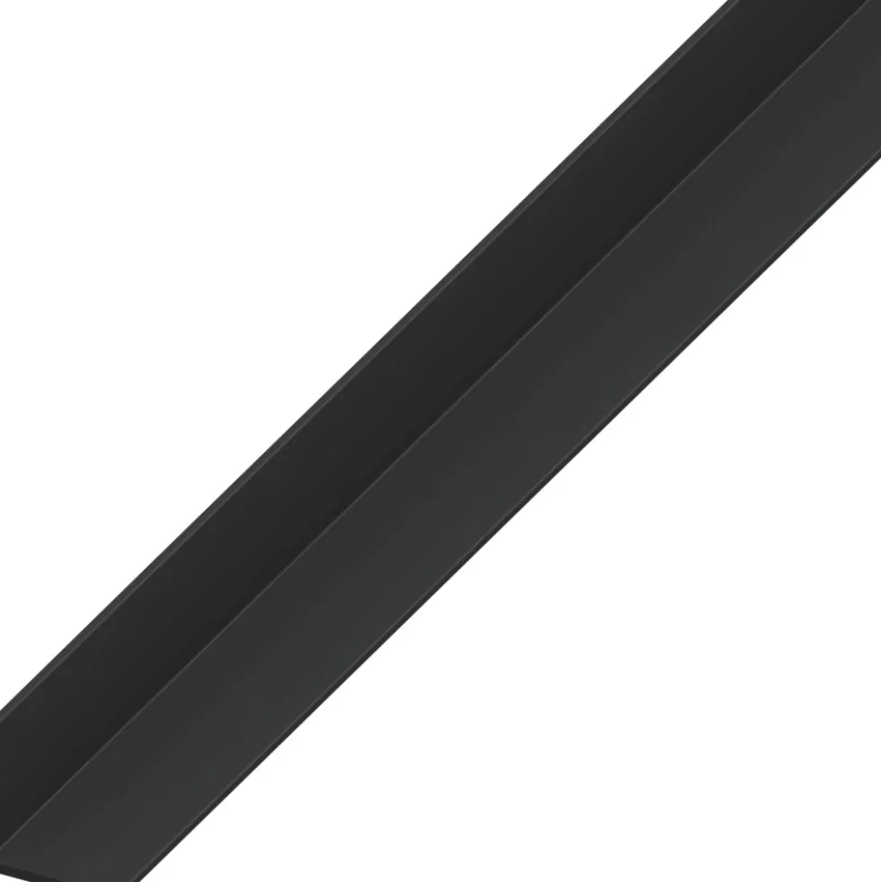 Winkelprofil gleichschenklig PVC 1000 x 20 x 1,5 mm schwarz