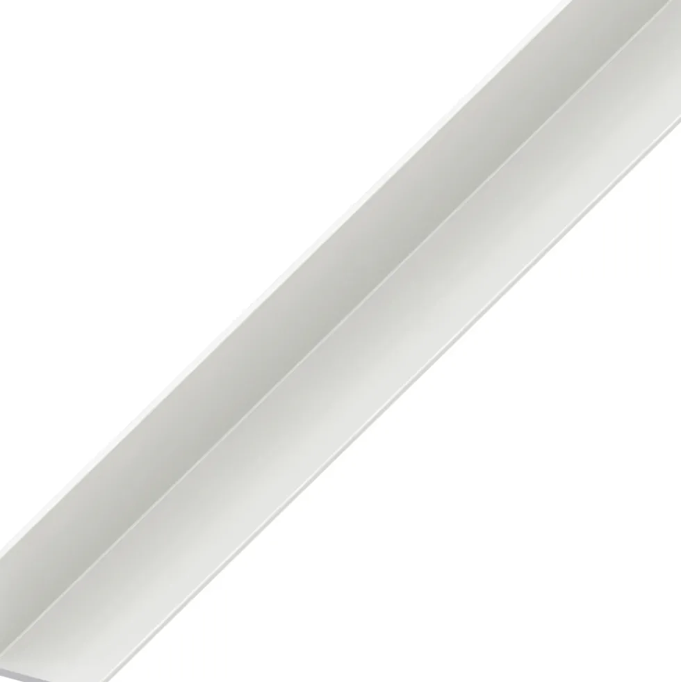 Winkelprofil gleichschenklig PVC 2000 x 10 x 1 mm weiß