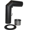 Winkelrohr-Set Ø 150 mm senotherm lackiert
