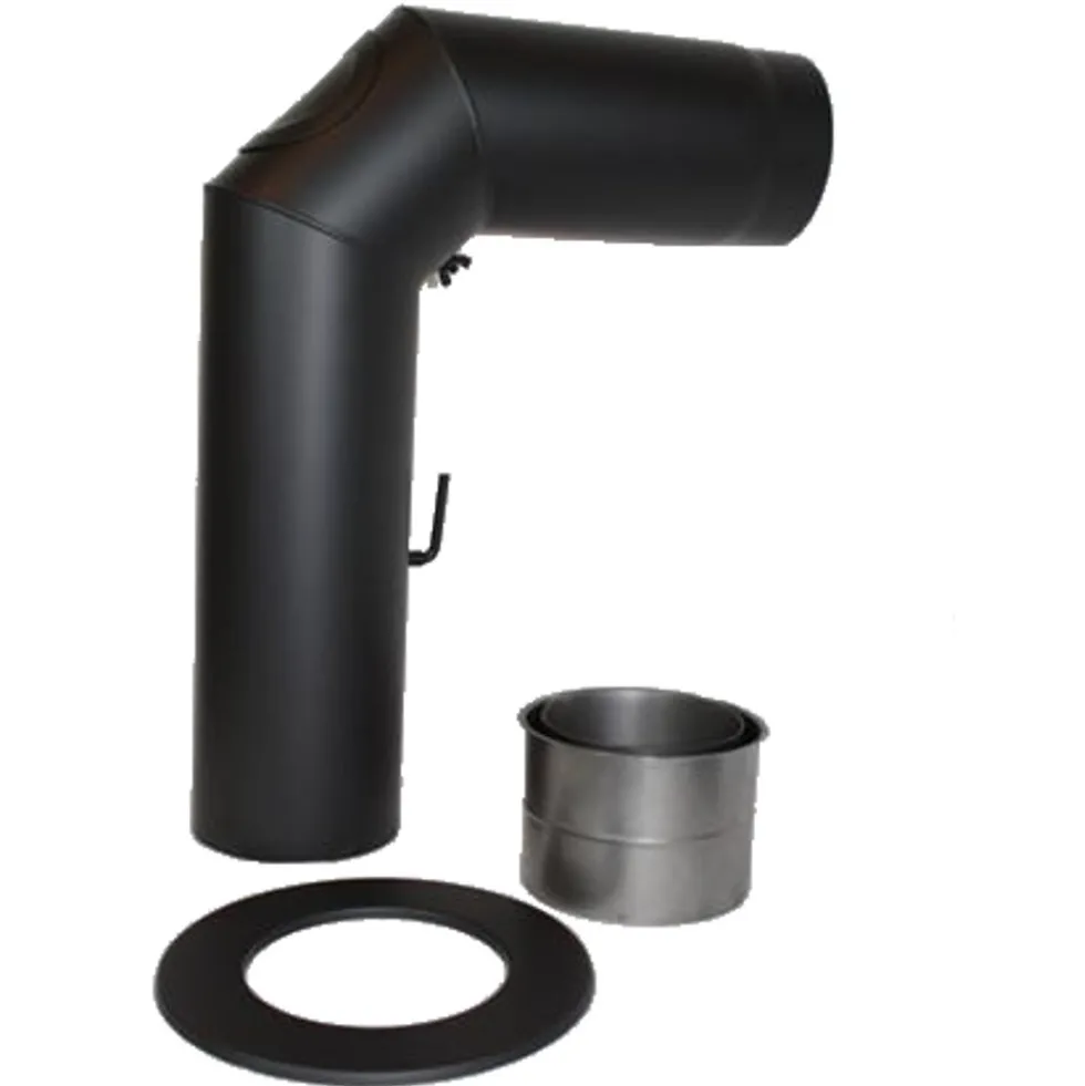 Winkelrohr-Set Ø 150 mm senotherm lackiert