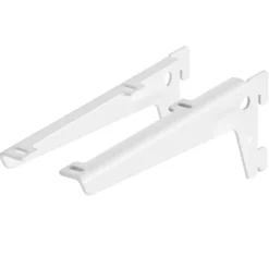 Winkelträger 1 Paar 180 mm in Weiss