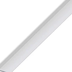 Winkel ungleichschenkligAluminium eloxiert 2000 x 35 x 20 x 2 mm silberfarben