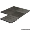 WPC-Fliese 30 x 30 cm in Dunkelgrau mit Steck-System