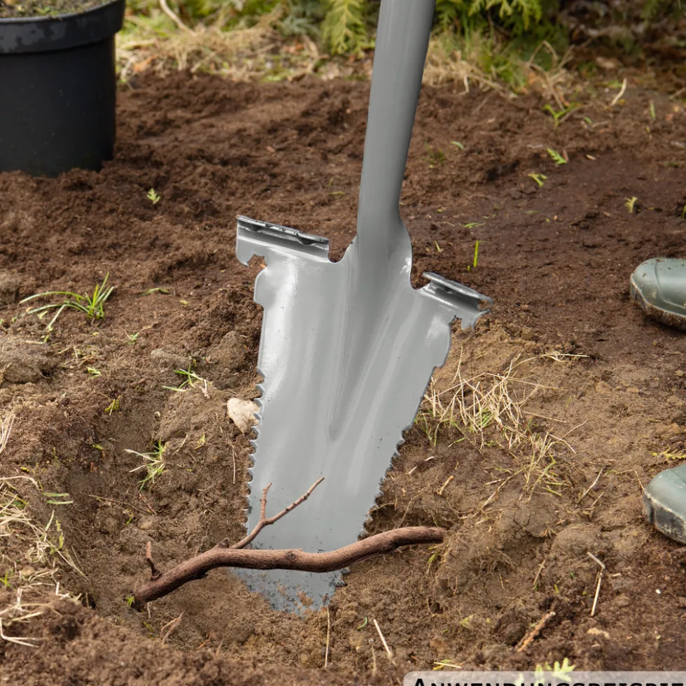 Wurzelspaten mit Sägezähnen 114 cm