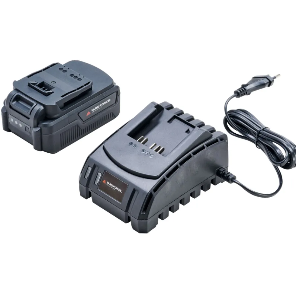YARD FORCE Akku Rasenmäher 20 V inkl. Schnellladegerät