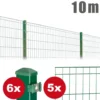Zaunpaket MICHL ca. 0,8 m x ca. 10 m moosgrün verzinkt pulverbeschichtet