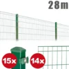 Zaunpaket MICHL ca. 0,8 m x ca. 28 m moosgrün verzinkt pulverbeschichtet