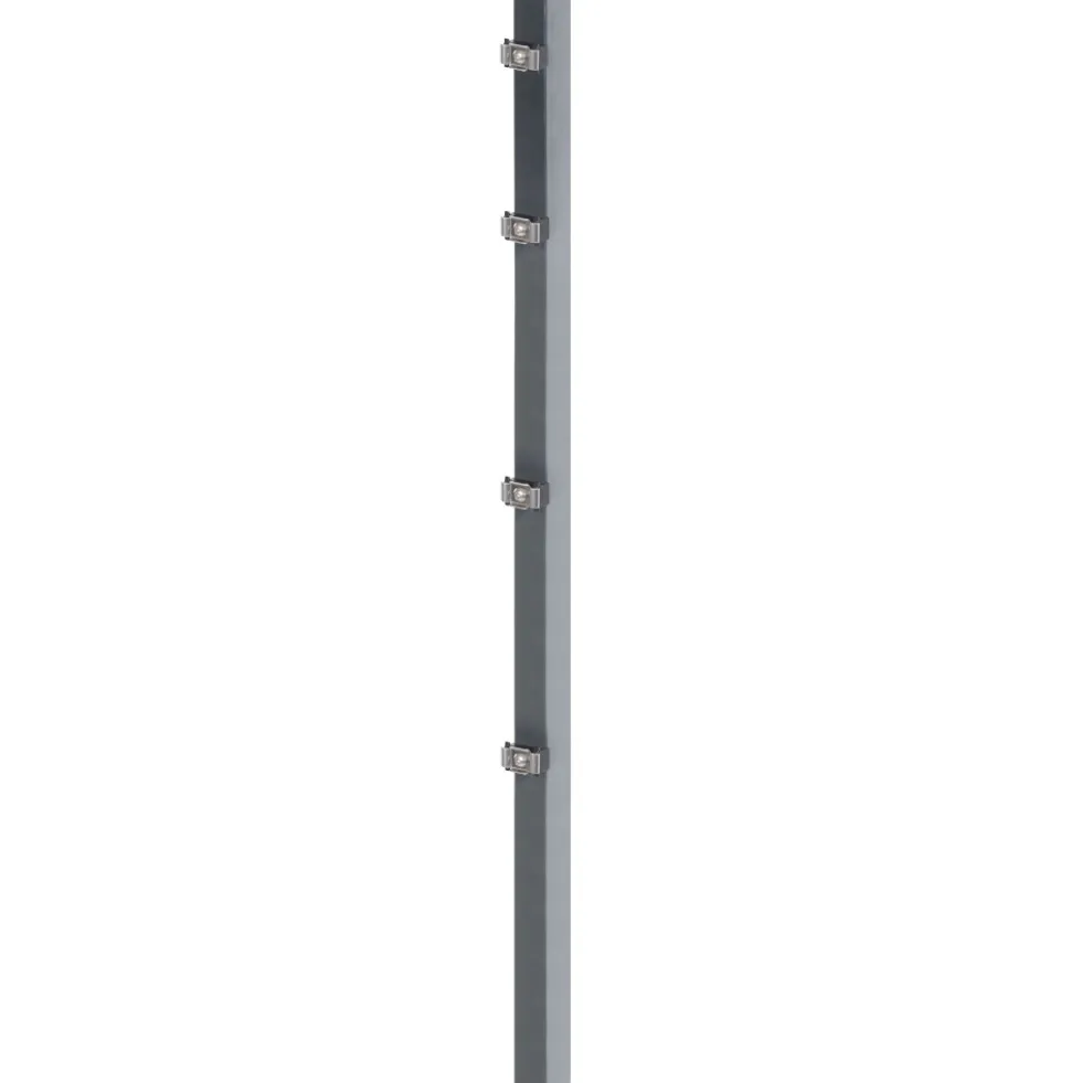 Zaunpfosten für Doppelstabmatte 60 x 40 x 1500 mm, anthrazit