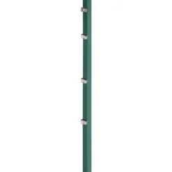 Zaunpfosten für Doppelstabmatte 60 x 40 x 1750 mm, grün