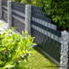 Zaun Sichtschutz und Windschutz A1-Blickdicht 2 Rollen mit Klemmschienen