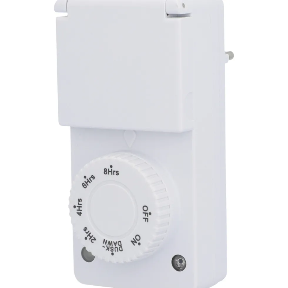 Zeitschaltuhr analog IP44 mit Dämmerungsschalter