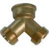 Zweiwege-Verteilerstück 3/4" Messing