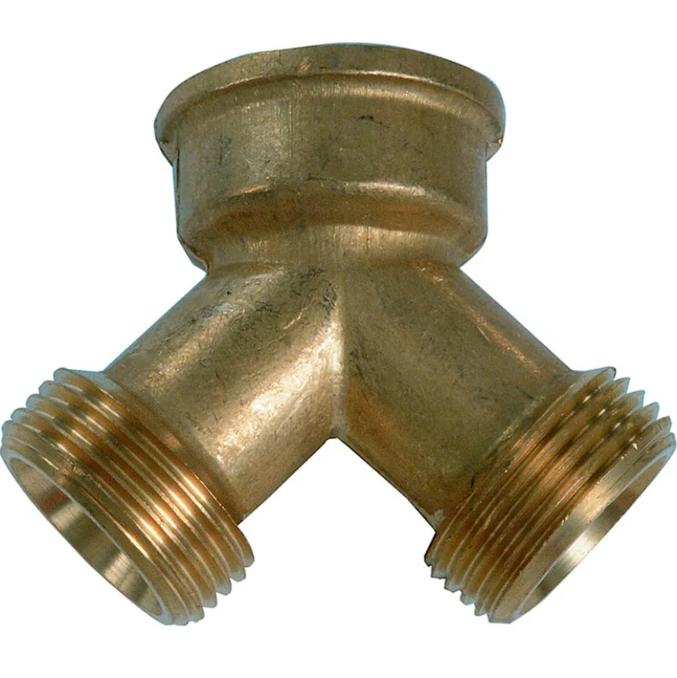 Zweiwege-Verteilerstück 3/4" Messing